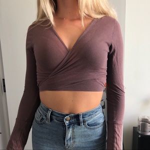 Free people wrap top